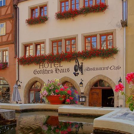 Historik Hotel Gotisches Haus Garni Rothenburg ob der Tauber Exterior photo