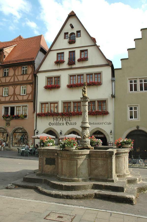 Historik Hotel Gotisches Haus Garni Rothenburg ob der Tauber Exterior photo