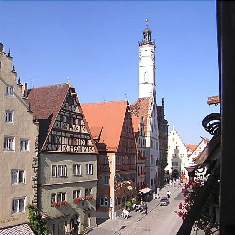 Historik Hotel Gotisches Haus Garni Rothenburg ob der Tauber Exterior photo