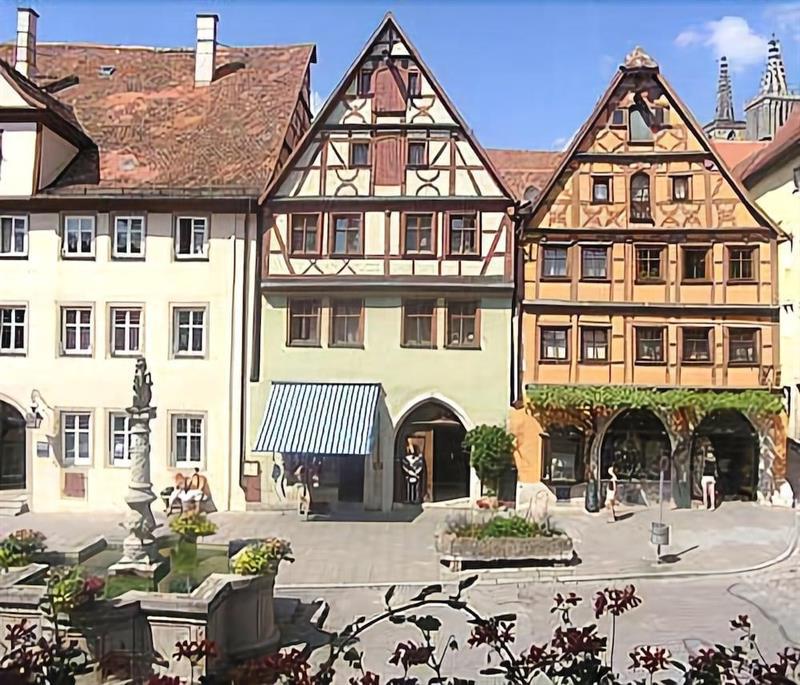 Historik Hotel Gotisches Haus Garni Rothenburg ob der Tauber Exterior photo